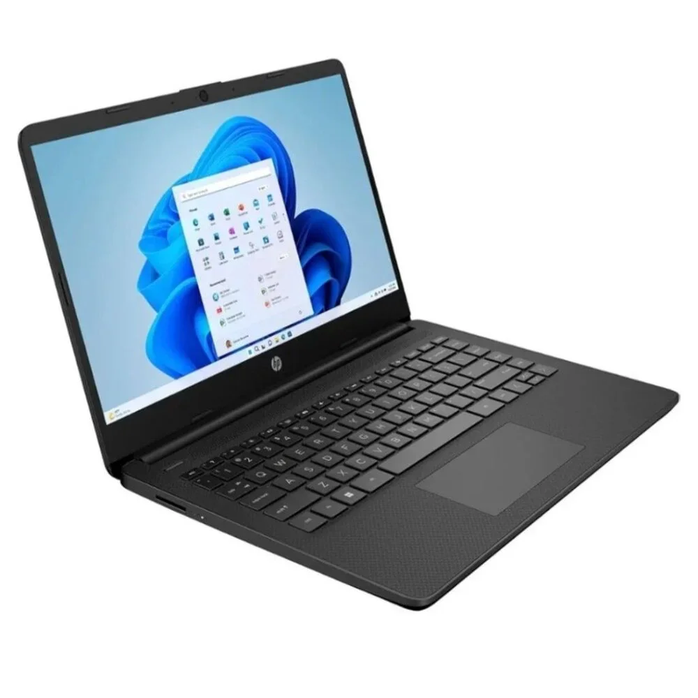 HP 14 Premium HD Portable Laptop Computer Students Business, Quad-Core Intel Cel